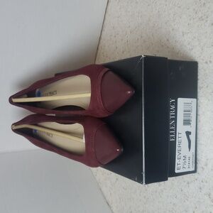Ellen Tracy Burgundy Women's Shoes